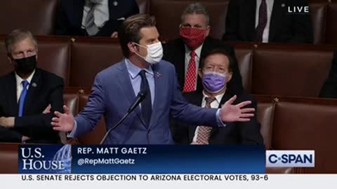 Gaetz Demands Election Integrity, Objects to FRAUD on the House Floor
