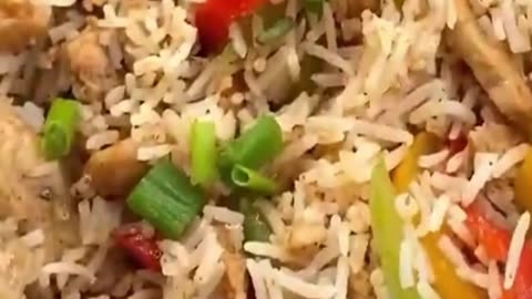 Delicious Chicken Fajita Rice Recipe | Flavorful One-Pan Dish | Kids Lunch Box