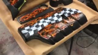 Airbrushed Corvette Parts