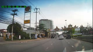 Drunk Man Causes Accident in Thailand