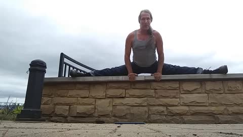 Splits On Ledge