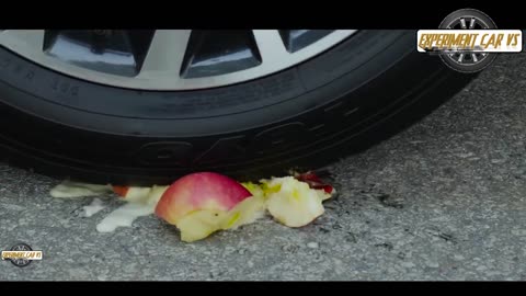 EXPERIMENT CAR VS WATERMELON | car vs soft brittle things | crushing crunchy soft things by car
