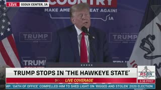 Trump Iowa School Shooting Comments (Jan 2024)