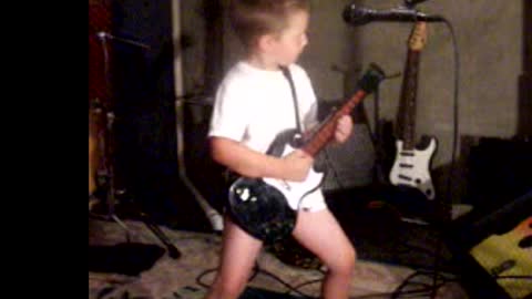 5 Year Old Singing Dirty Deeds by ACDC