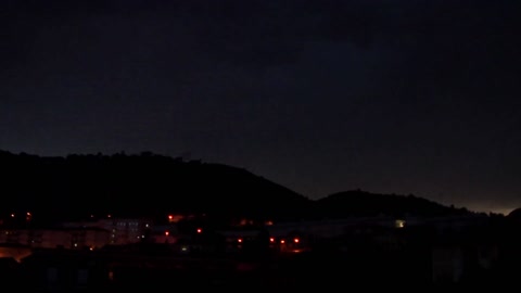 Beautiful Lightning Storm in Slow Motions