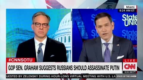 Sen. Marco Rubio Reacts To Sen. Graham's Calls To Assassinate Putin
