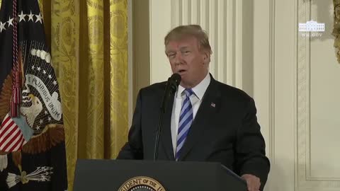 President Trump presents the Medal of Valor to 12 First Responders