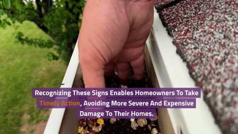 10 Signs of Clogged Gutters