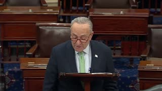 Chuck Schumer: "The American economy is booming compared to a year ago"