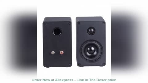 ✅ BRZHIFI Audio 3 Inch Aluminum Alloy Speaker Desktop 2.0 Channel Two-way Passive Stereo Computer