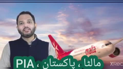 PIA, Pakistani Air line MALTA .PAKISTAN