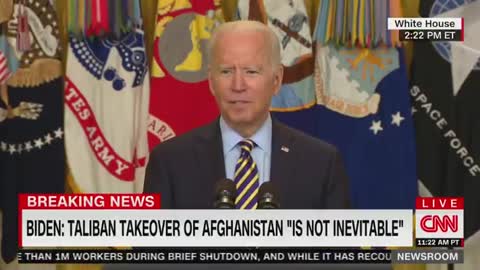 Biden baffled at Taliban question