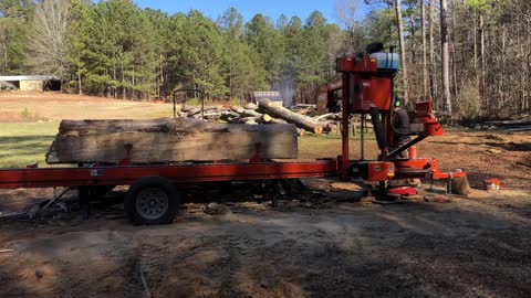 Logs to Lumber for furniture for Woodstock Millworks on Wood-Mizer LT40Wide Sawmill