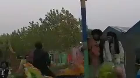 The Taliban seize a carousel.