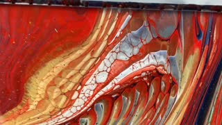 (125) Compilation of Acrylic Pours -Various Techniques