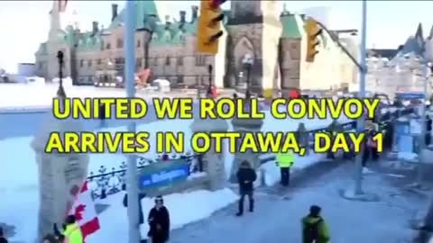 1,000's of truckers protesting in Canada