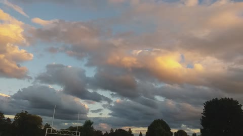 After sunset beautiful Cloud