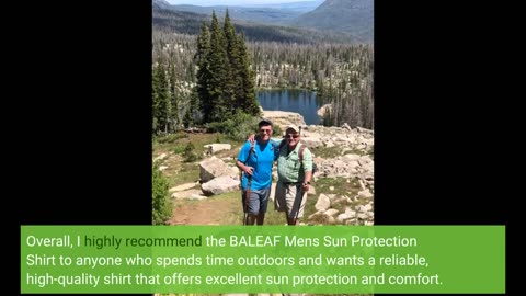 Customer Feedback: BALEAF Men's Sun Protection Shirts UV SPF UPF 50+ Long Sleeve Rash Guard Fis...