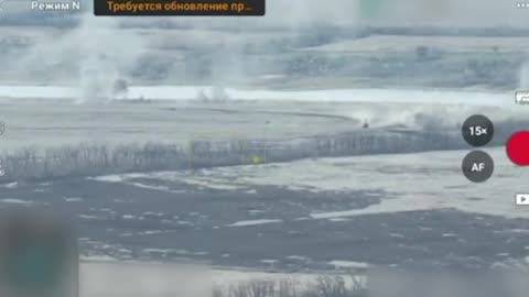 Украинская БМП подорвалась на собственных минах во время попытки контратаки под Авдеевкой