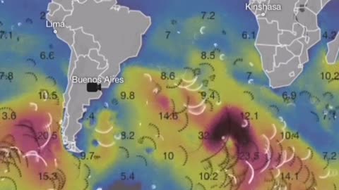 Humongous Anomaly In Atlantic Ocean Between South Africa and South America