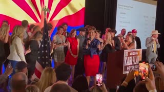 Trump-Endorsed Kari Lake’s Speech After Taking Lead In Primary Election