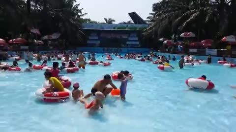 She is happy to prepare her parents to swim