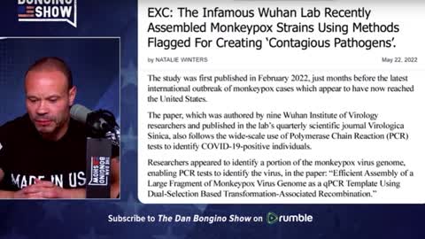 Monkeypox and Wuhan Lab? WTF???