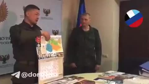 Ukraine Bandera Calendar Discovery, the Azov Regt. Base is Overrun