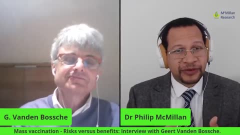 Geert Vanden Bossche & Peter McCullough Webinar: Presentation by Geert Vanden Bossche