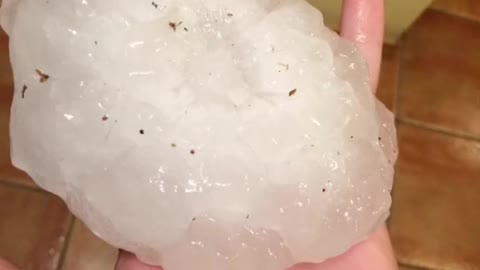 Large Hail Hits Home