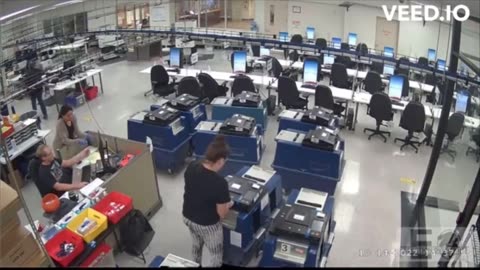 Maricopa election officials illegally breaking into sealed election machines