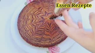 Zebra Cake recipe | Chocolate Swirl Cake