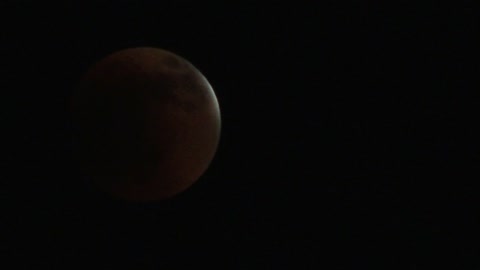 A couple minutes of the Lunar Eclipse speed up, Sunday 15 May 2022.
