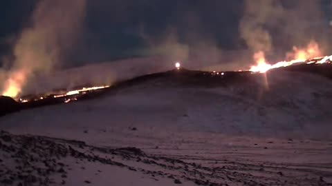 Big fires are destroying Iceland in Fagradalsfjall! Latest News