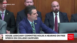 Matt Gaetz SHREDS Liberal Witness, EXPOSES The Truth About Soros