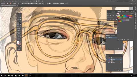 Speed art in Illustrator