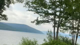 Time Lapse of Rain Coming in on the Allegheny Reservoir