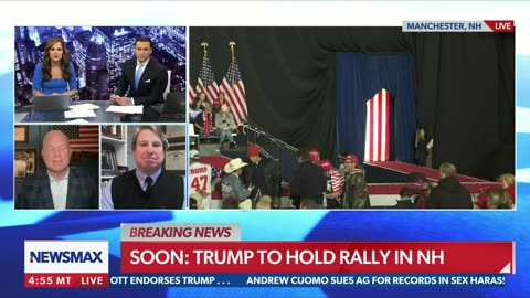 Matt Whitaker on Pres. Trump New Hampshire Rally Coverage - Newsmax 01.20.2024