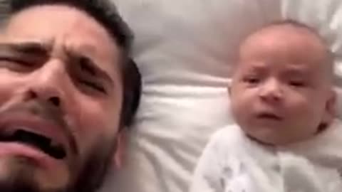 Dad's hilarious method to get son to go to bed in seconds