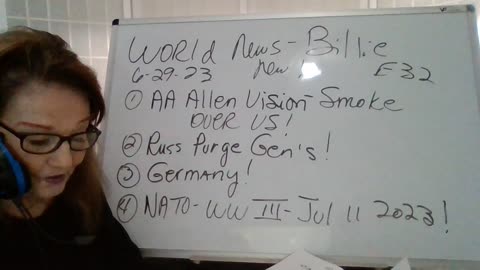 62923 AA Allen Vision- Smoke Over US! Purge! Germany! WWIII-Jul 11 2023! World News-Billie E32