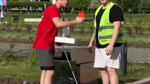 Funny prank video at public place.# 138Sunday TV7 watch the end