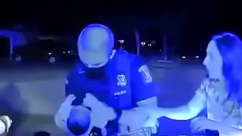 Officer saves Choking baby!