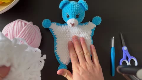 "Crochet Tutorial: Adorable Pink and Blue Comforter Bear | Beginner-Friendly | Handmade Gift Ideas"