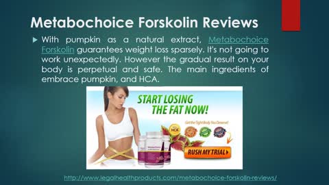 Metabochoice Forskolin Side Effects and Scam