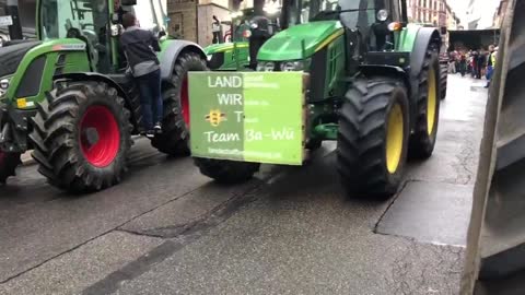 German Farmers Protest In Stuttgart Against Government 'Green Policies'