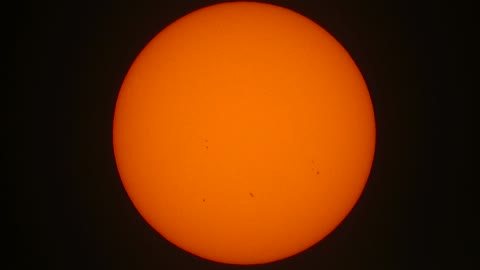 ISS transits the sun 6/1/2022