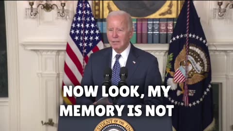 President Joe Biden addresses questions about his memory!