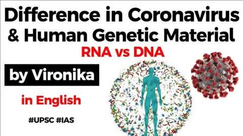 Difference in Coronavirus and Human Genetic Material, RNA vs DNA