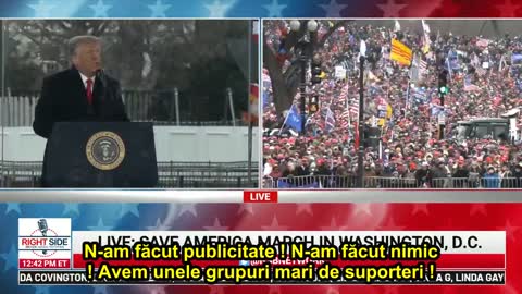 Donald Trump, Discurs 6 Ianuarie 2021, SAVE AMERICA RALLY