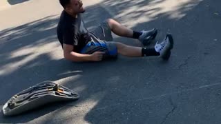 Quad Crashes After Failed Wheelie Attempt